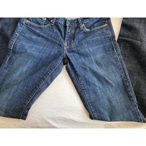 Levi’s Capital E Women’s Sz 28 Ruler Low Rise Slim Straight